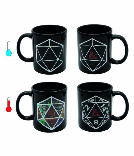 DUNGEONS &amp; DRAGONS - Ceramic Heat changing Mug 320ml