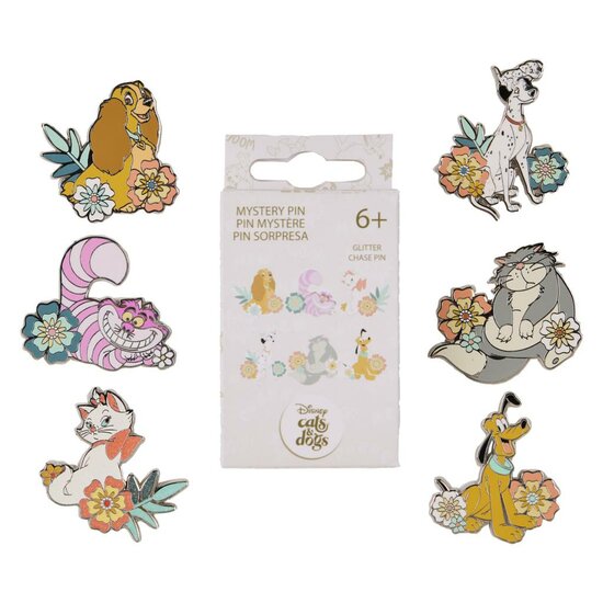 DISNEY - Dogs and Cats - Funko Blind Box Enamel Pins - 12 pcs