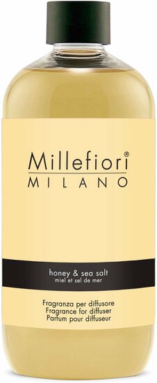 Millefiori Milano Navulling voor Geurstokjes 500 ml - Honey &amp; Sea Salt