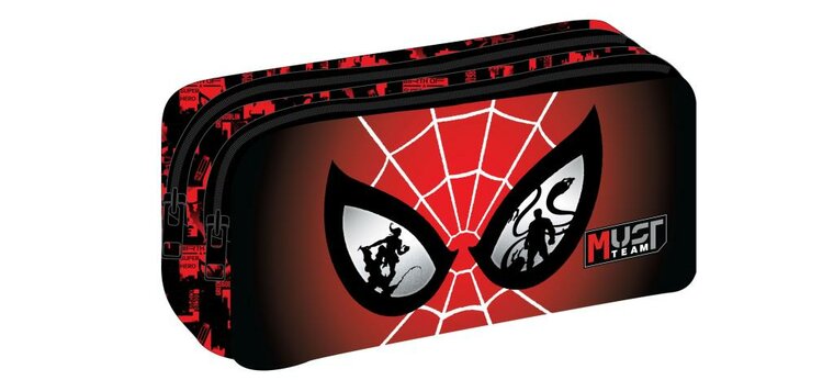 SPIDER-MAN - Pencil Case with 2 comparments