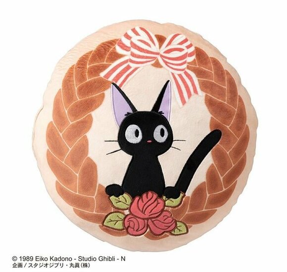 KIKI&#039;S DELIVERY SERVICE - Jiji Crown of bread - Cushion 35x35cm