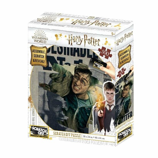 HARRY POTTER - Wanted - Scratch Puzzle 500P &#039;61x46cm&#039;