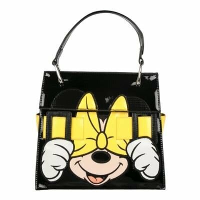 DISNEY - Satchel Minnie Yellow Bow &#039;Danielle Nicole&#039;