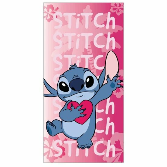 DISNEY - Stitch &quot;Heart&quot; - Beach Towel 70x140cm