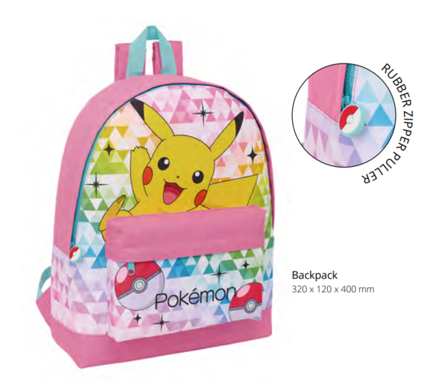 POKEMON - Rainbow - Backpack &#039;40x32x12cm&#039;