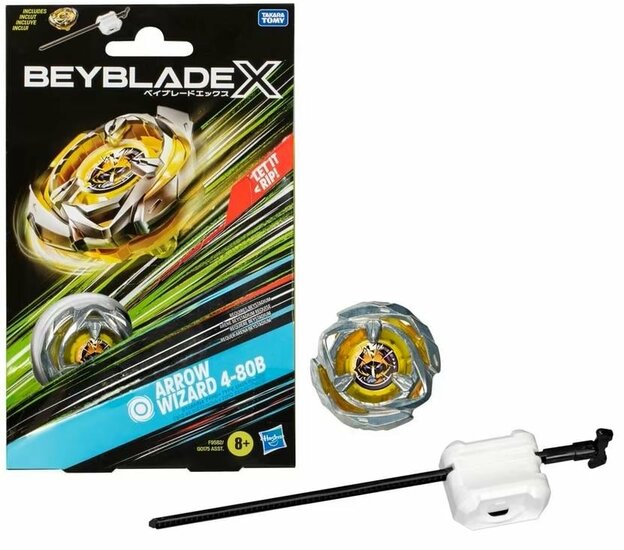 BEYBLADE X - Arrow Wizard 4-80B Starter Pack