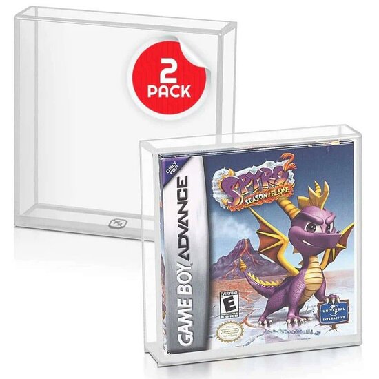 EVORETRO - PREMIUM Acrylic case for Gameboy/Gameboy Advance &#039;Pack of 2