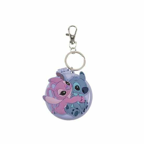 STITCH &amp; ANGEL - Compact Mirror &amp; Hairbrush Keychain