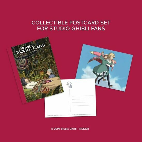 STUDIO GHIBLI - Howl&#039;s Moving Castle - Collection of 30 postcards