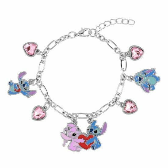 STITCH &amp; ANGEL - Love - Bracelet + Stitch Charms 7mm