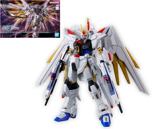 GUNDAM - HG 1/144 Mighty Strike Freedom Gundam - Model Kit