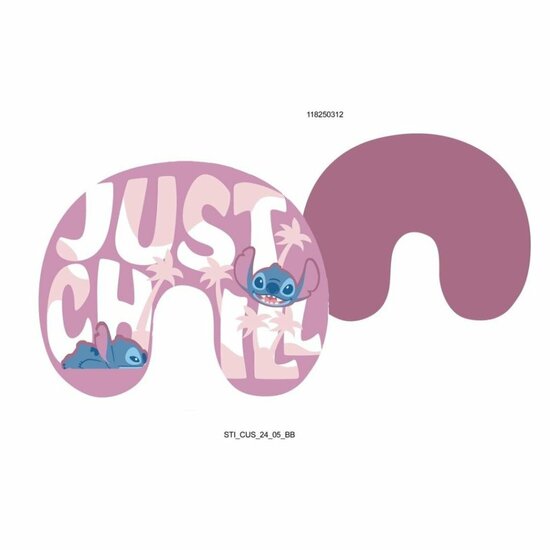 LILO &amp; STITCH - Stitch &quot;Just Chill&quot; - Travel Cushion
