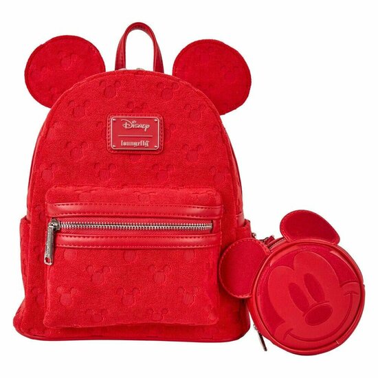 DISNEY - Mickey &quot;Ears Burnout&quot; - Mini Backpack LoungeFly