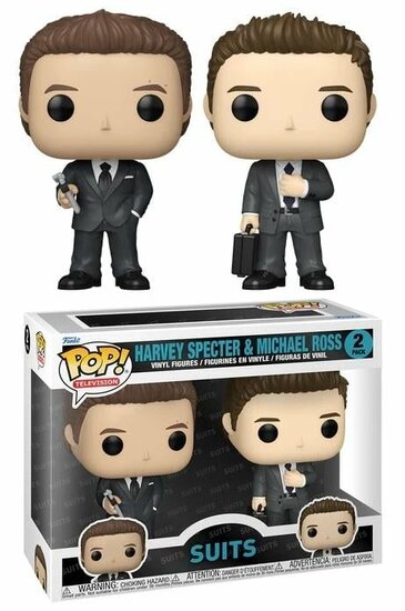 SUITS - POP Television - 2 Pack Harvey Specter &amp; Michael Ross