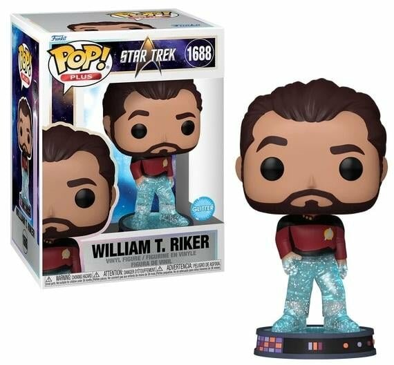 STAR TREK TRANSPORTER - POP Plus N? 1688 - Riker (Glitter)