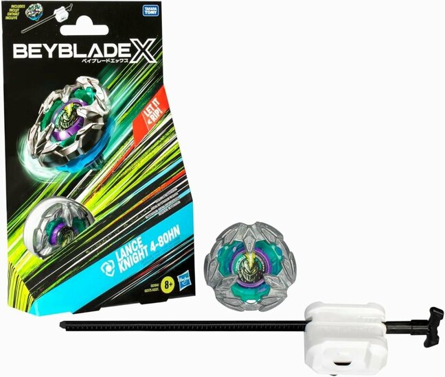 BEYBLADE X - Lance Knight Defense 4-80HN Starter Pack
