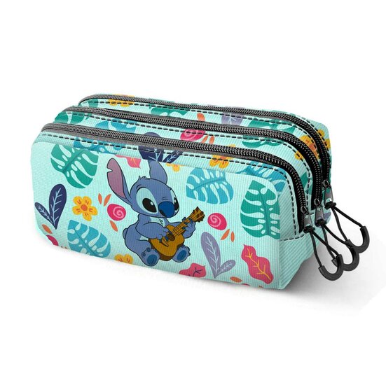 STITCH &amp; Guitar - Trick Triple Pencil Case