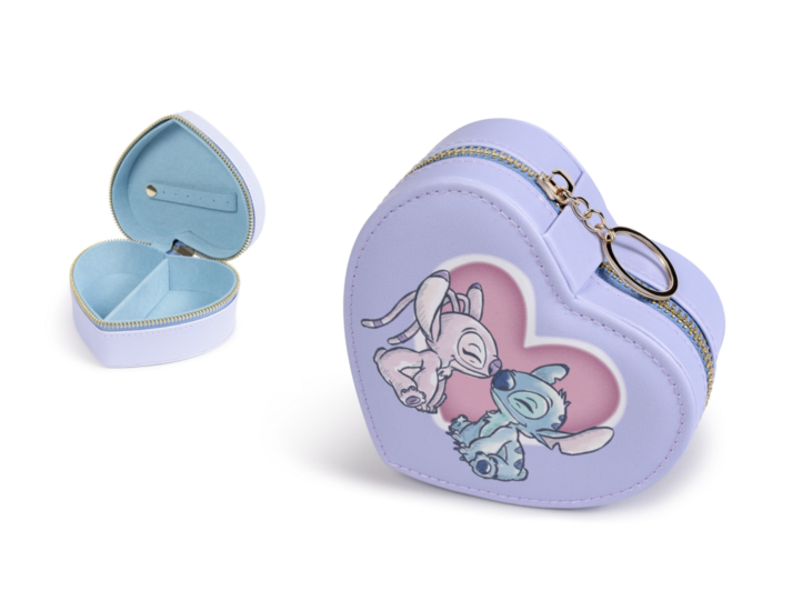 STITCH &amp; ANGEL - Zip Love Haert Jewellery Box