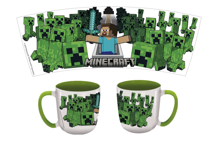 MINECRAFT - Survival Mode - Mug Elite Colored Inner - 384ml