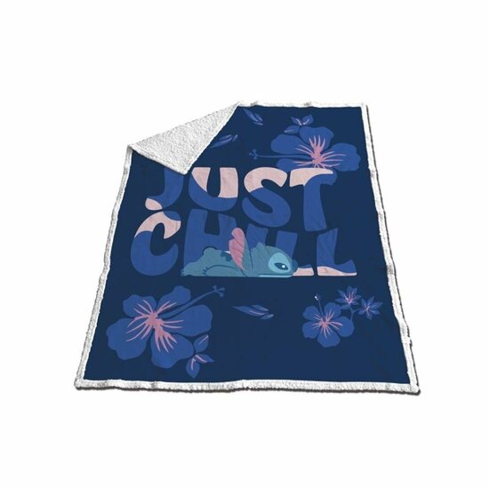 DISNEY - Stitch &quot;Just Chill&quot; - Sherpa Blanket 130x170cm