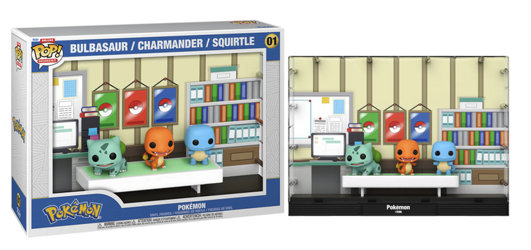 POKEMON - POP MOMENTS Deluxe N?01 - Pokemon Starters 1996