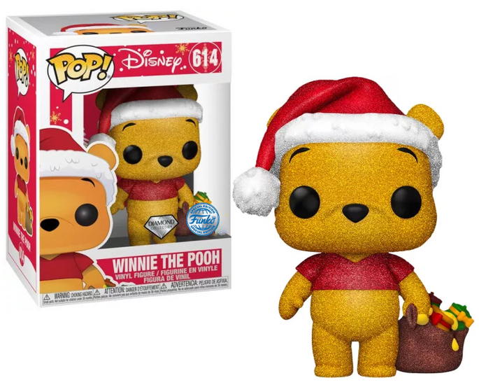 DISNEY - POP Disney N?614 -Winnie The Pooh &quot;Holiday&quot; (Diamond Glitter)