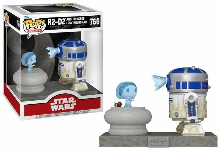 STAR WARS - POP Deluxe N? 766 - R2-D2 with Princess Leia Hologram