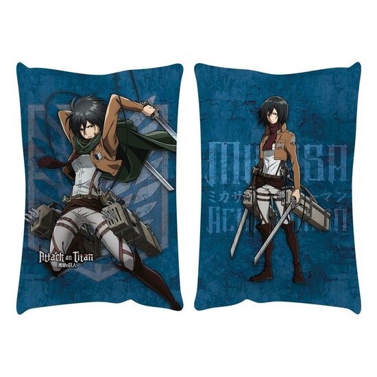 ATTACK ON TITAN - Mikasa Ackerman - Pillow &#039;50x35cm&#039;