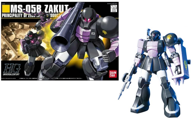 GUNDAM - HGUC 1/144 MS-05B Zaku 1 - Model Kit