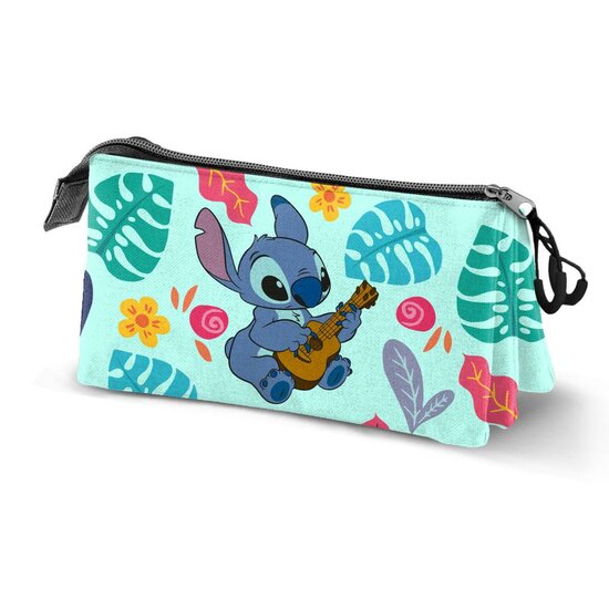 STITCH &amp; Guitar - Triple Pencil Case