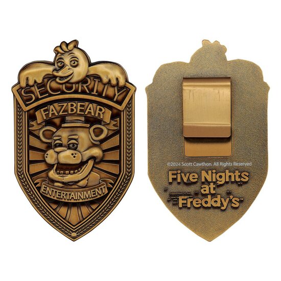 FIVE NIGHTS AT FREDDY&#039;S - Replica Security Badge - Limited Edition