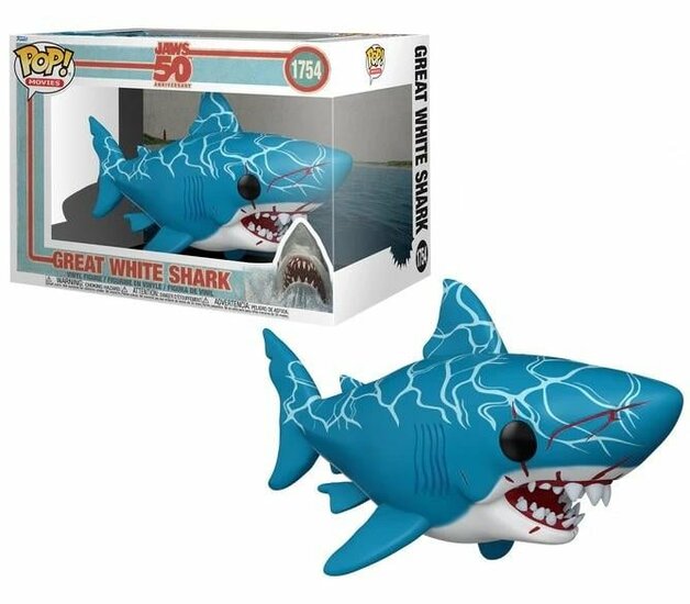 JAWS 50TH ANNIVERSARY - POP SUPER N? 1754 - Great White Shark