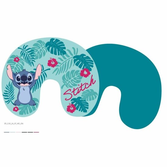 LILO &amp; STITCH - Stitch &quot;Flower&quot; - Travel Cushion