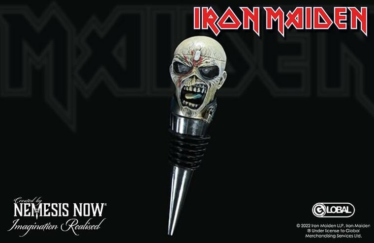 IRON MAIDEN - Piece Of Mind -- Bottle Stopper 10cm
