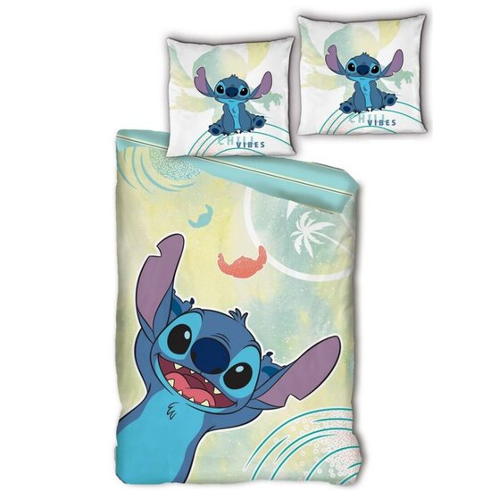 LILO &amp; STITCH - Duvet Cover 140x200cm - &#039;Coton BIO&#039;