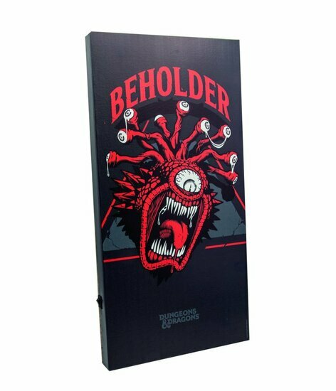 DUNGEONS &amp; DRAGONS - Beholder - Canvas with 6 LED light 20X3X40cm