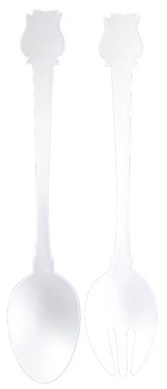 DISNEY - BEAUTY &amp; THE BEAST - Salade Server 25cm - Ivoire