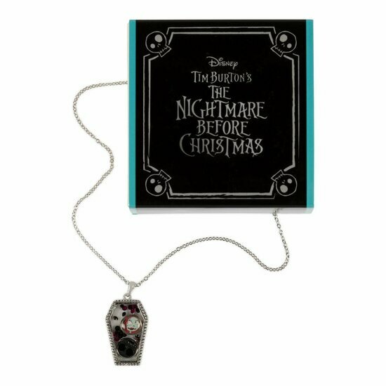 NBX - Coffin - Brass Plated Necklace &amp; Floating Stones + Characters