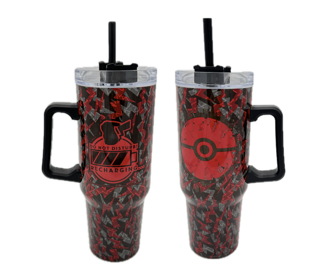 POKEMON - Pikachu Recharging - XXL Rambler Mug - Size 1,16 L