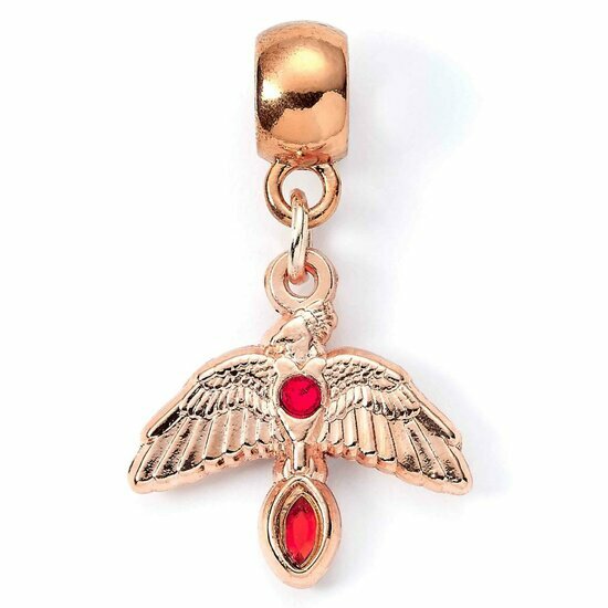 HARRY POTTER - Fawkes Rose Gold - Charm for Necklace &amp; Bracelet