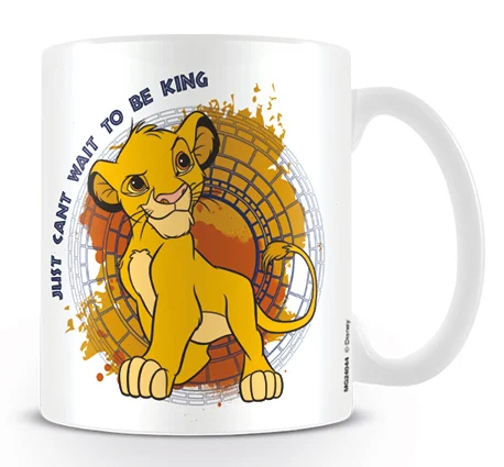 DISNEY - Mug - 300 ml - Lion King - Just Can&#039;t Wait to be King