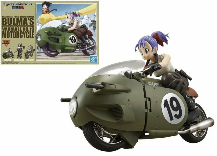DRAGON BALL - Model Kit - Bulma&#039;s Variable No. 19 Motorcycle