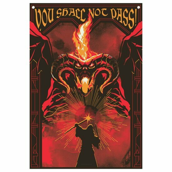 THE LORD OF THE RINGS - Balrog - Wall Banner &#039;125 x 85 cm&#039;