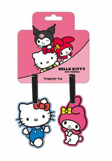 HELLO KITTY &amp; MELODY - Luggage Tag Set - 2 Pc.