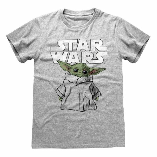 MANDALORIAN - Men T-Shirt - The Child Sketch - (S)