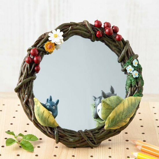 MY NEIGHBOR TOTORO - Flower garland - Mirror 6x19x18cm
