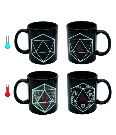 DUNGEONS &amp; DRAGONS - Ceramic Heat changing Mug 320ml