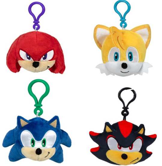 SONIC - Assortment of 24 Bag Clips 4 Models - 12cm