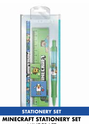 MINECRAFT - Stationery Set