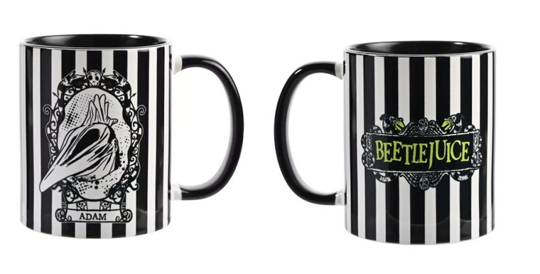 BEETLEJUICE - Black&amp;White - Adam - Inner Colored Mug - 312 ml